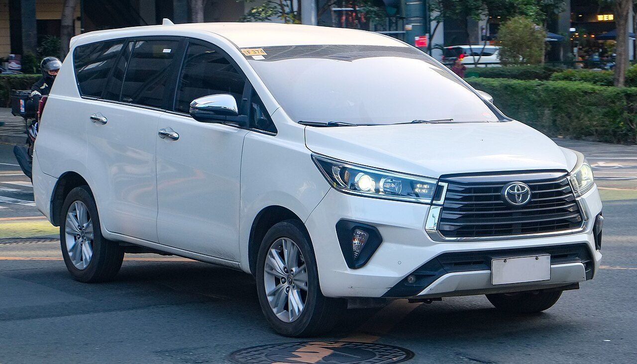 Toyota Innova Crysta spacious SUV taxi
